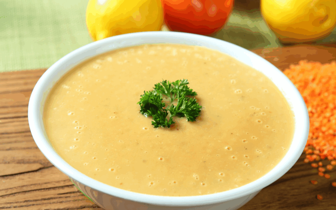 شوربة العدس بالخضار